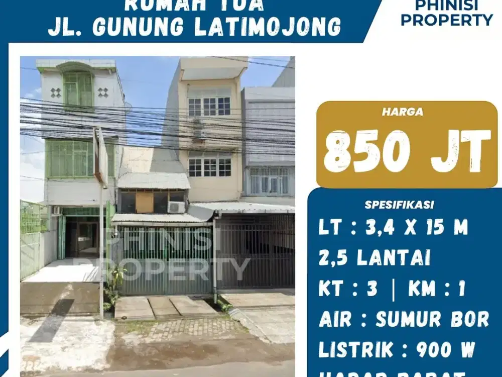 Rumah Tua Tengah Kota Jalan Gunung Latimojong