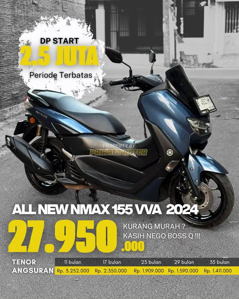 CREDIT DP MULAI 2,5 JUTAA YAMAHA ALL NEW NMAX 155 VVA 2024