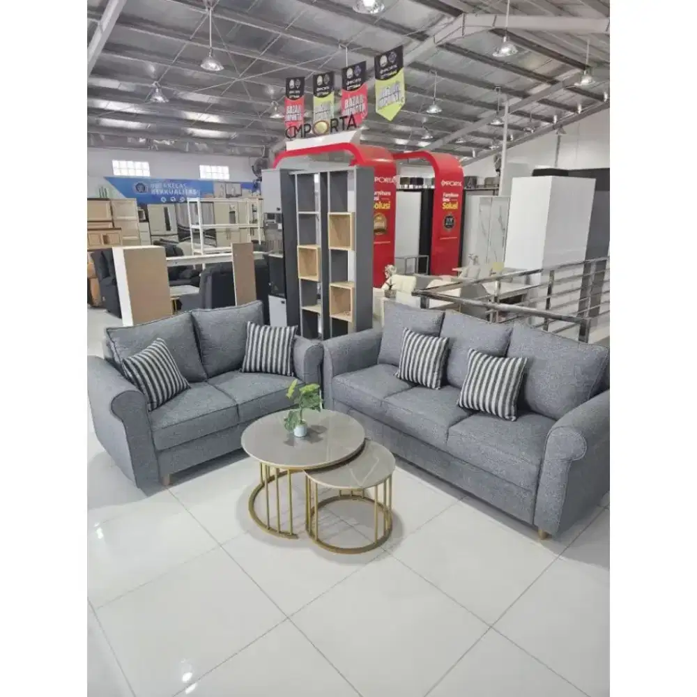 Sofa retro scandinavian 3d 2d meja industrial