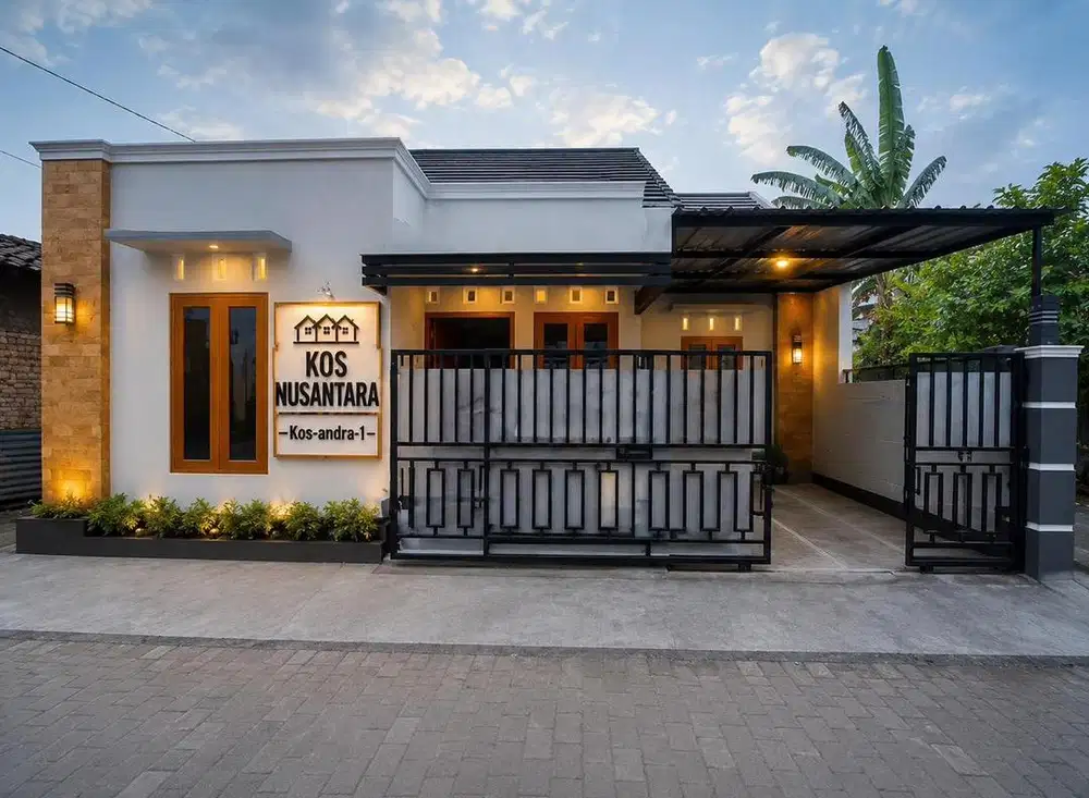 Rumah kamar 5 sudah ada isi kasur lemari kipas angin meja korsi