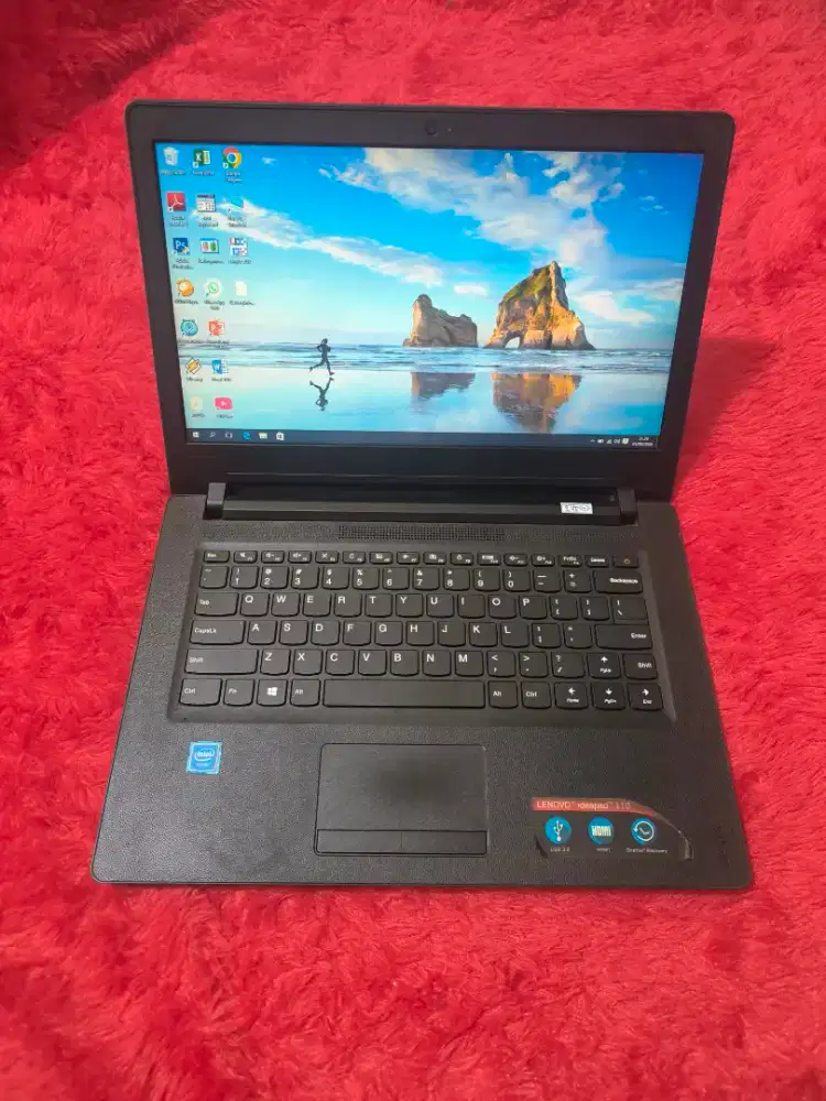 DIJUAL LAPTOP LENOVO IDEAPAD 110 SLIM,SUPER KENCENG.INTEL CELERON