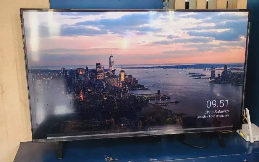 TV PANASONIC 43 , ANDROID TV DIJUAL KONDISI 99% 0K SILAKAN WA *uRGENt