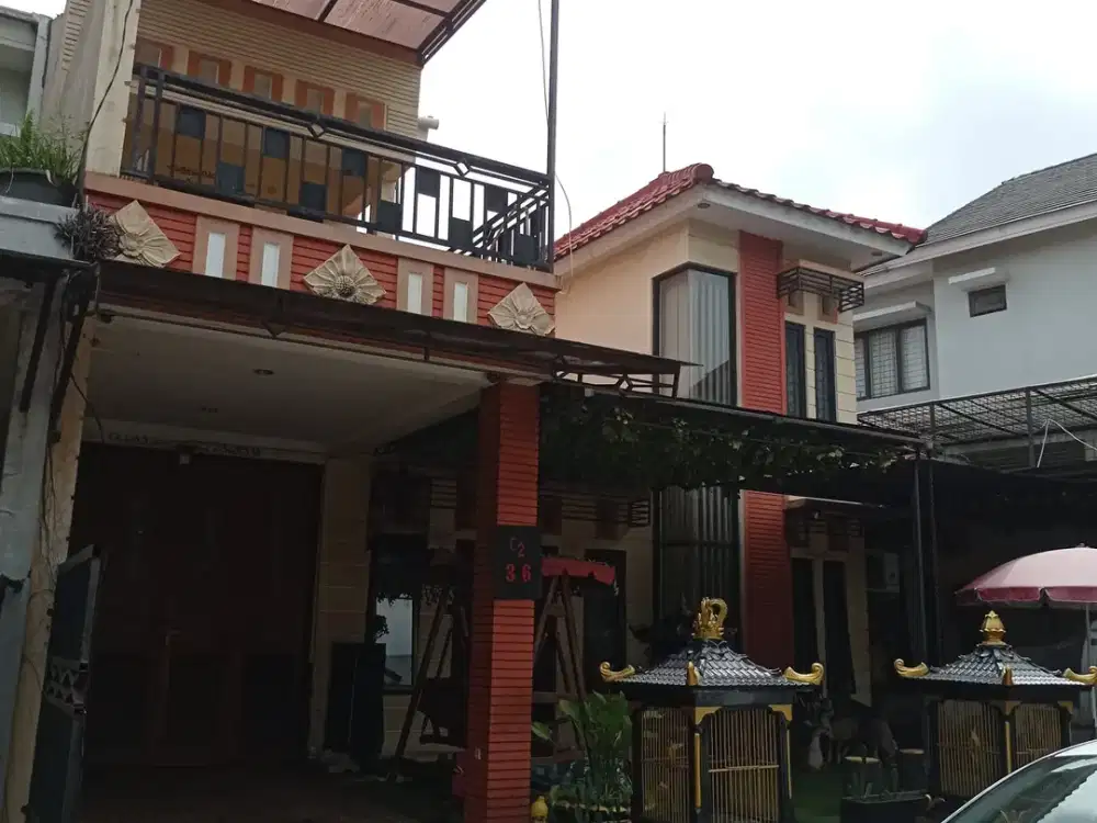 Dijual Rumah Victoria Park Karawaci, Hoek, LT 210 m², 2 Lantai, 4 KT, SHM, Rp 3,5 M Nego