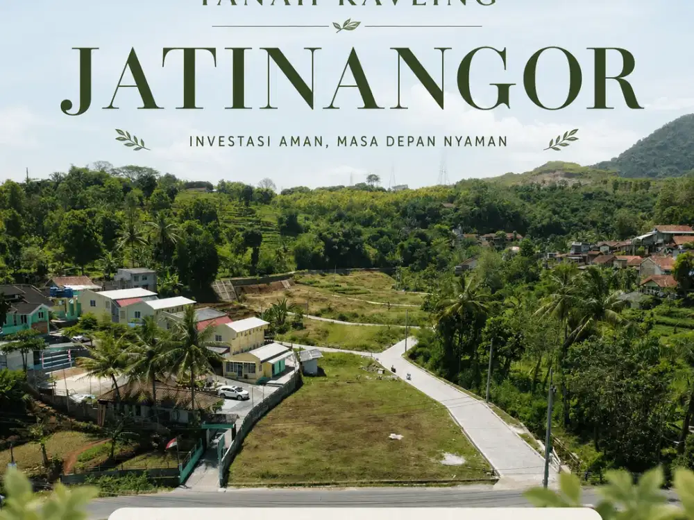 Tanah Kavling Jatinangor Bandung Siap Bangun & SHM