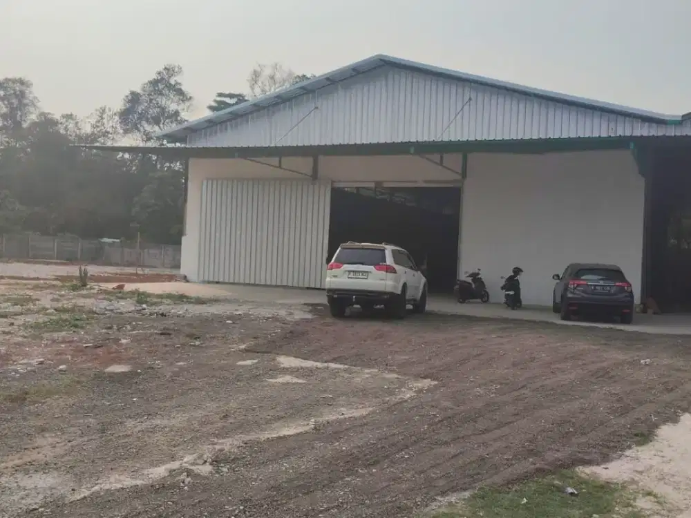 Gudang Siap Pakai Cocok Produksi Bisa Akses Kontainer di Jambe Tigaraksa Tangerang