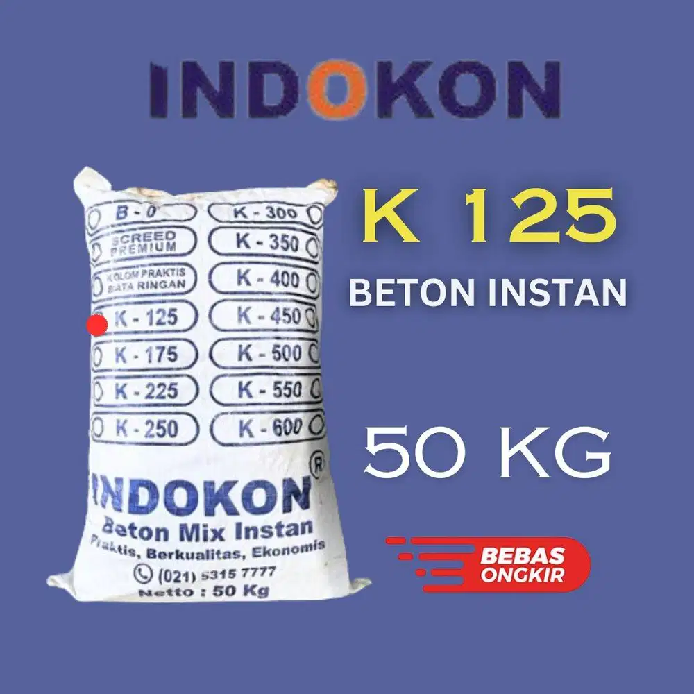 BETON INSTAN K 125 INDOKON | BETON SIAP PAKAI