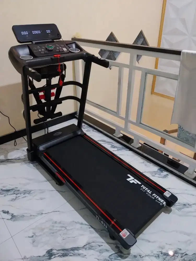 TREADMILL AUTOINCLINE TL 633 POWER 2 HP ALAT FITNESS BARU
