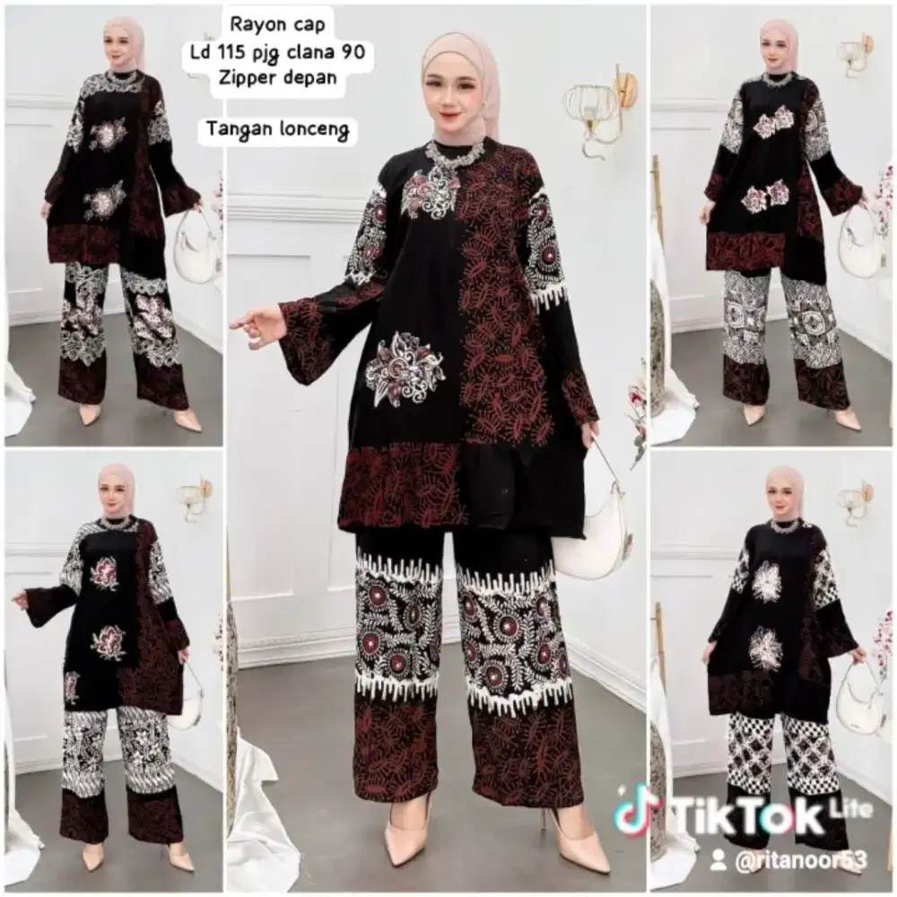 One set batik kekinian
