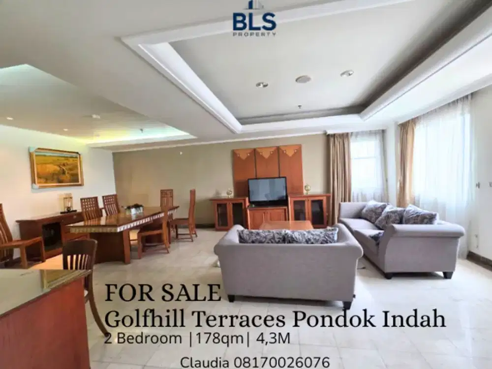 FOR SALE Apartment Golfhill Terraces Pondok Indah 2BR