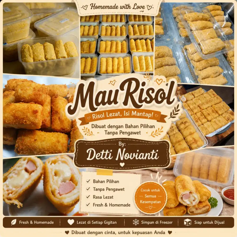 Risol mayo dan roti
