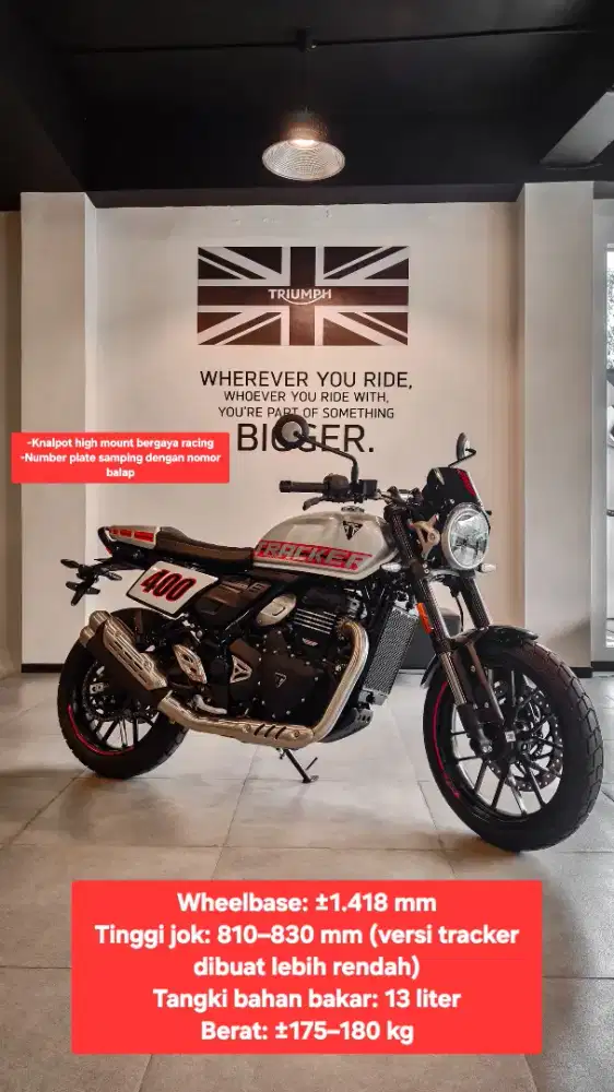 Triumph Tracker 400