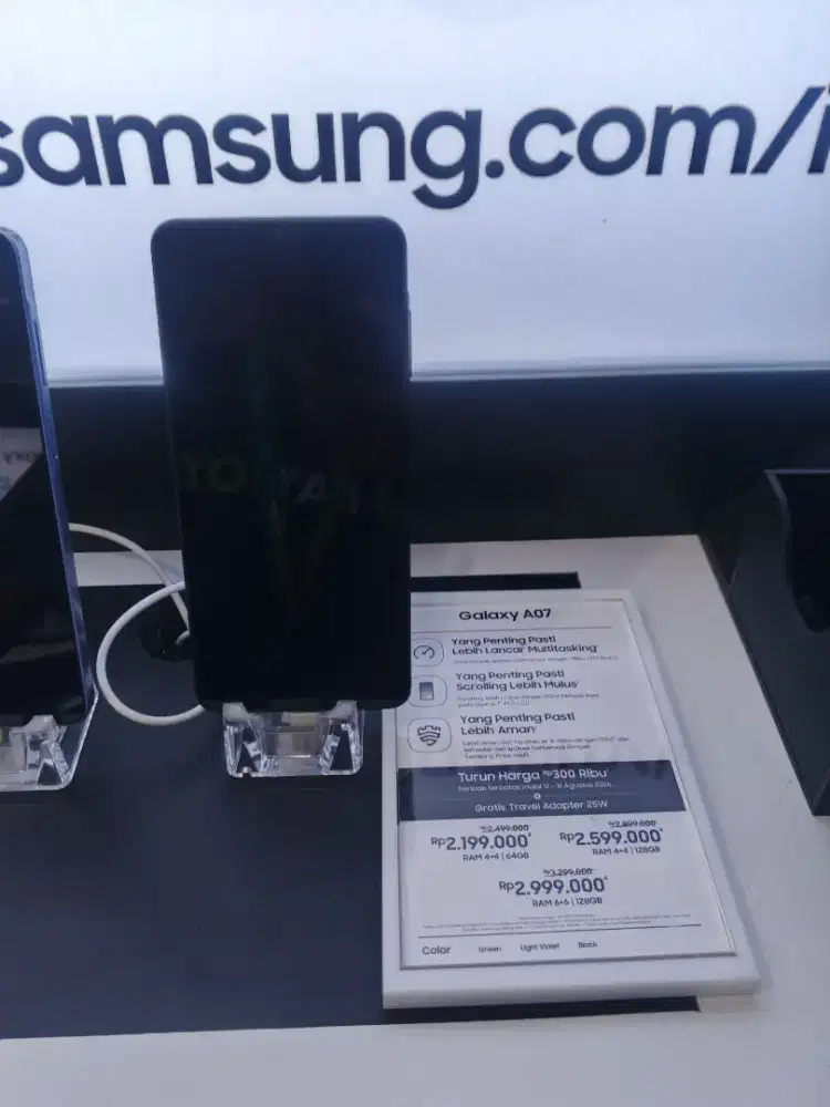 Samsung Galaxy A07 Tanpa Aplikasi & Tanpa Bi Cheking | 95% Acc