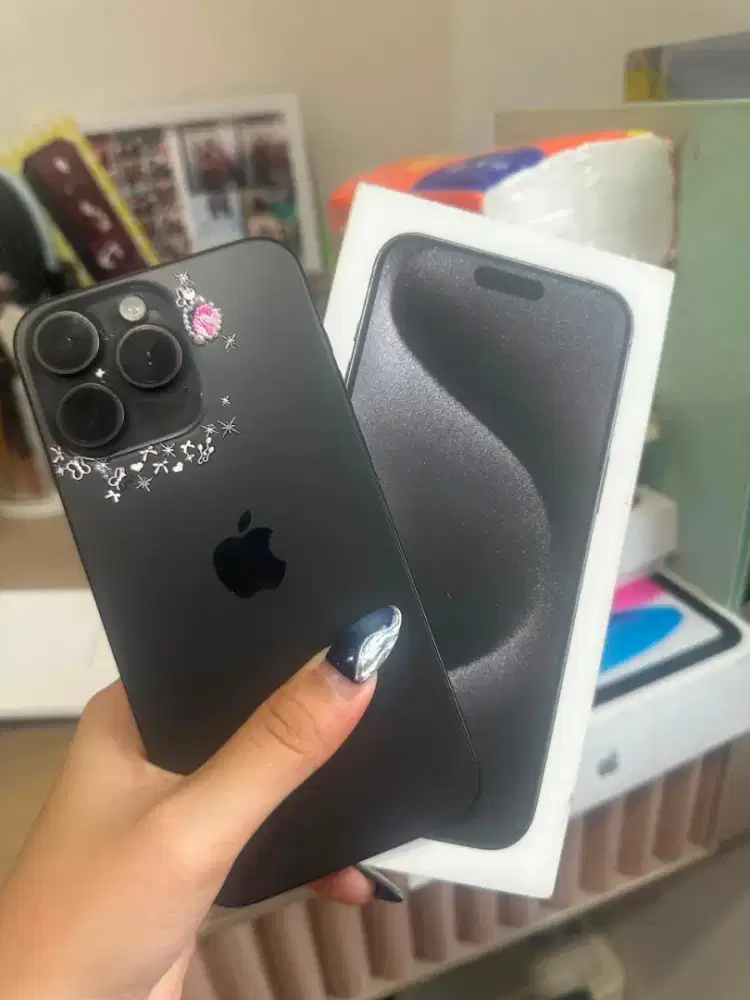 Iphone 15 promax 256gb ibox black bh 87%