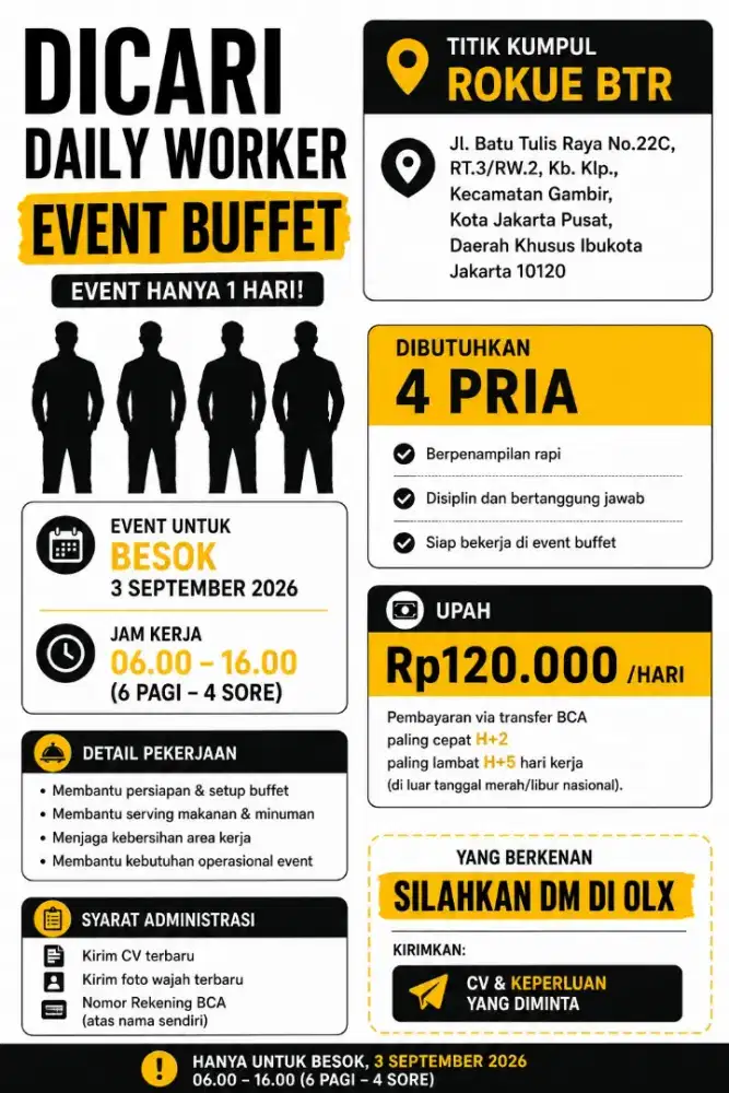 Daily Worker Event Buffet