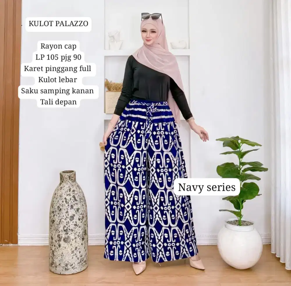 Kulot warna navy