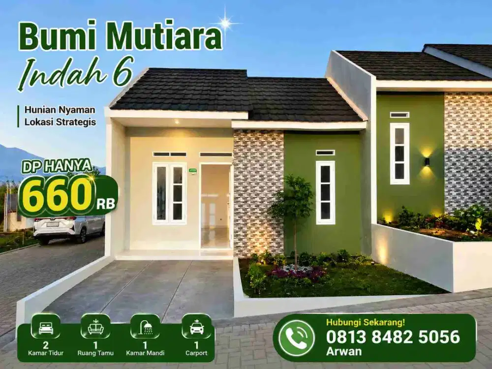 Rumah Strategis View Pegunungan Di Parung Kuda Sukabumi