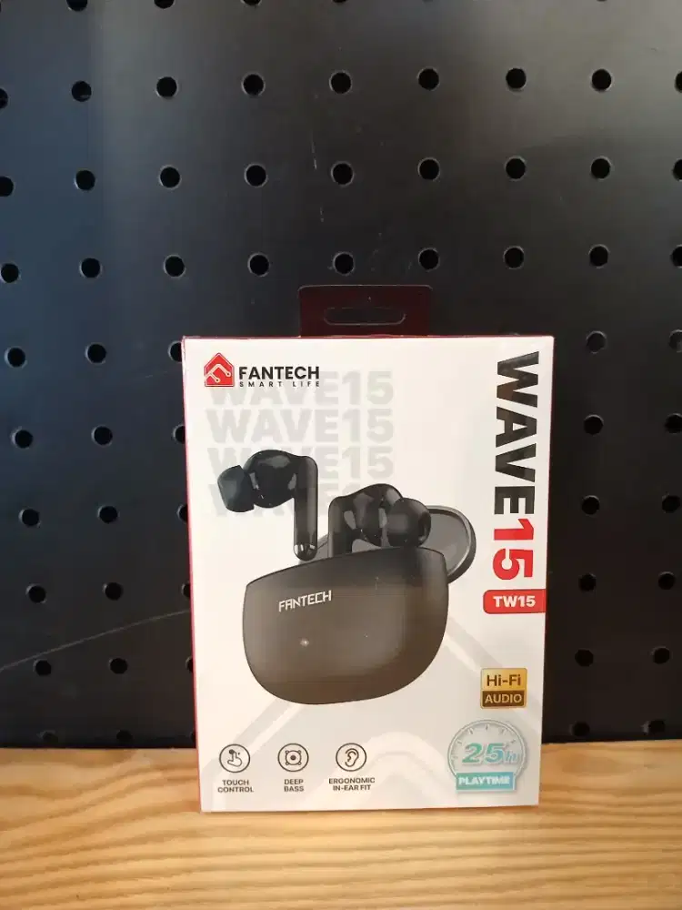 Fantech Wave 15 Original Garansi 1 Th - TWS Stereo Sound Baterai 25Jam