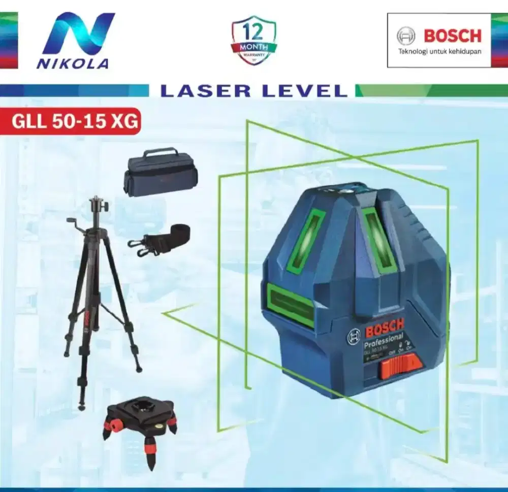 Laser Garis Line Laser Level GLL5015XG bosch