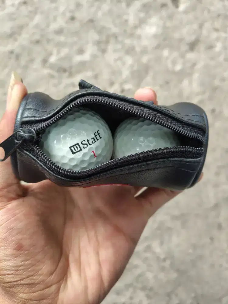 Set Tas Gantungan Bola Golf Wilson + Bonus 2 Bola & Tee