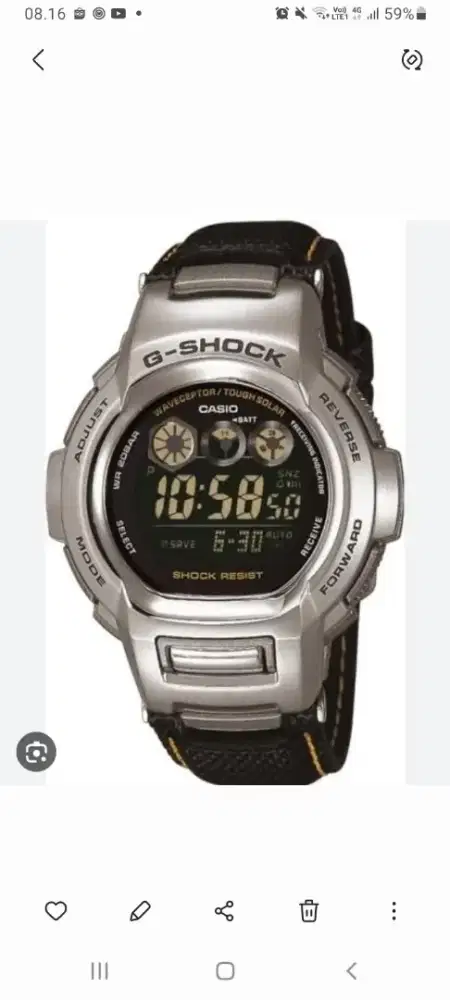 Gshock GW 610LJ-1