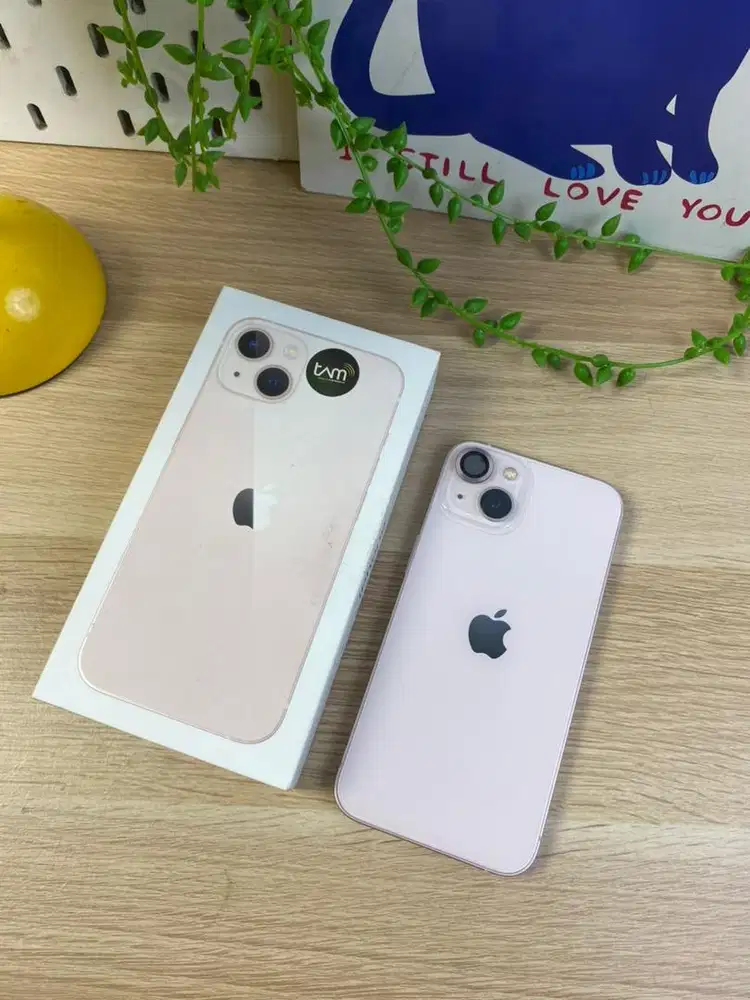 Iphone 13 pink second 128gb ibox mulus