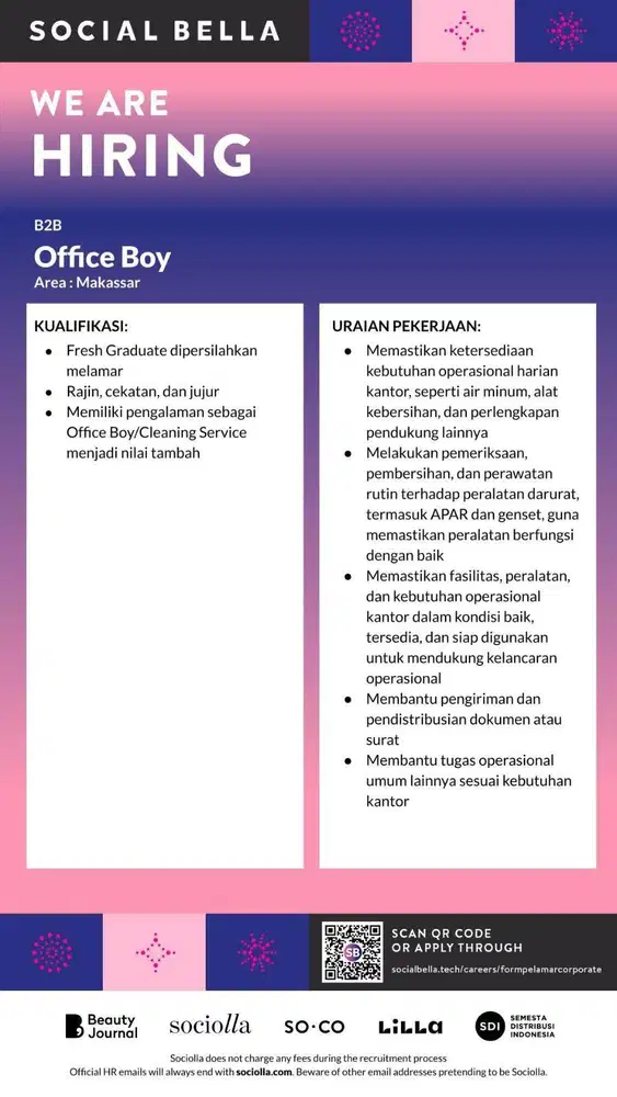 Office Boy Makassar