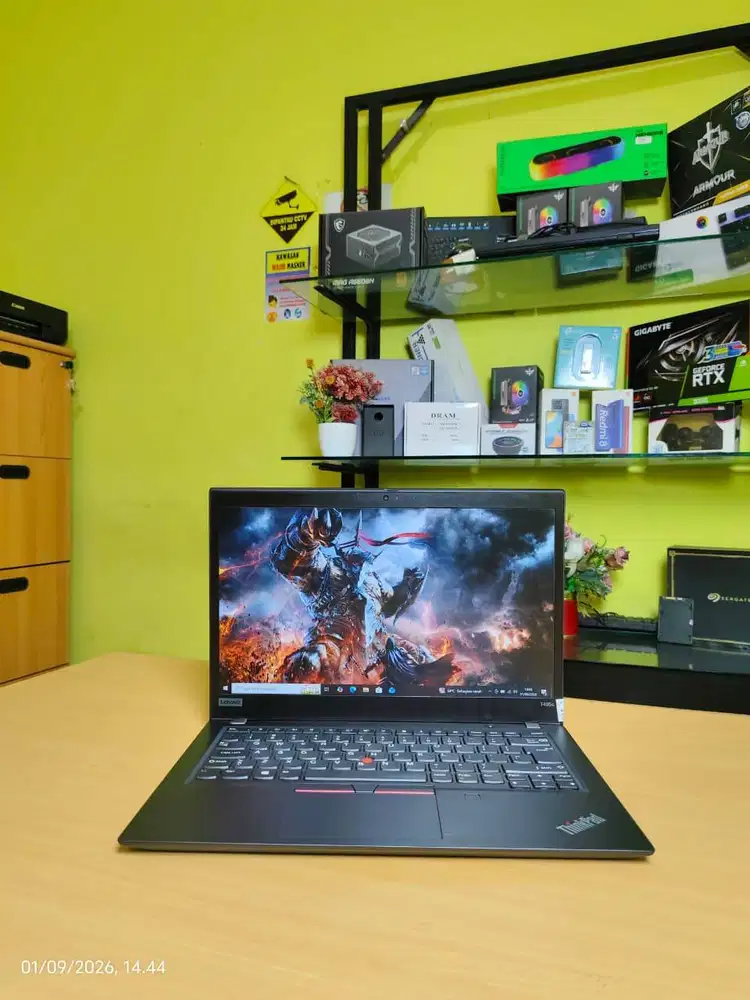 Laptop slim Lenovo Thinkpad T495s ryzen 7 ram 16gb