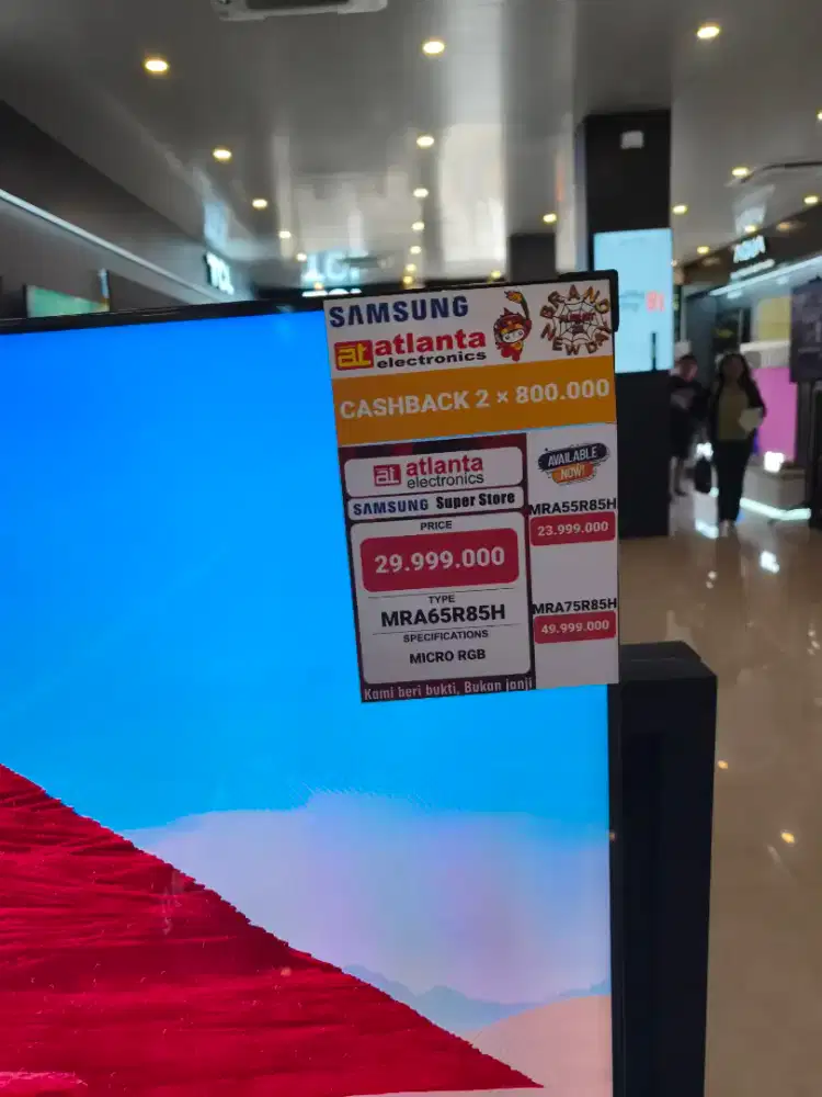 Jual TV Samsung 65 inch MRA65R85H