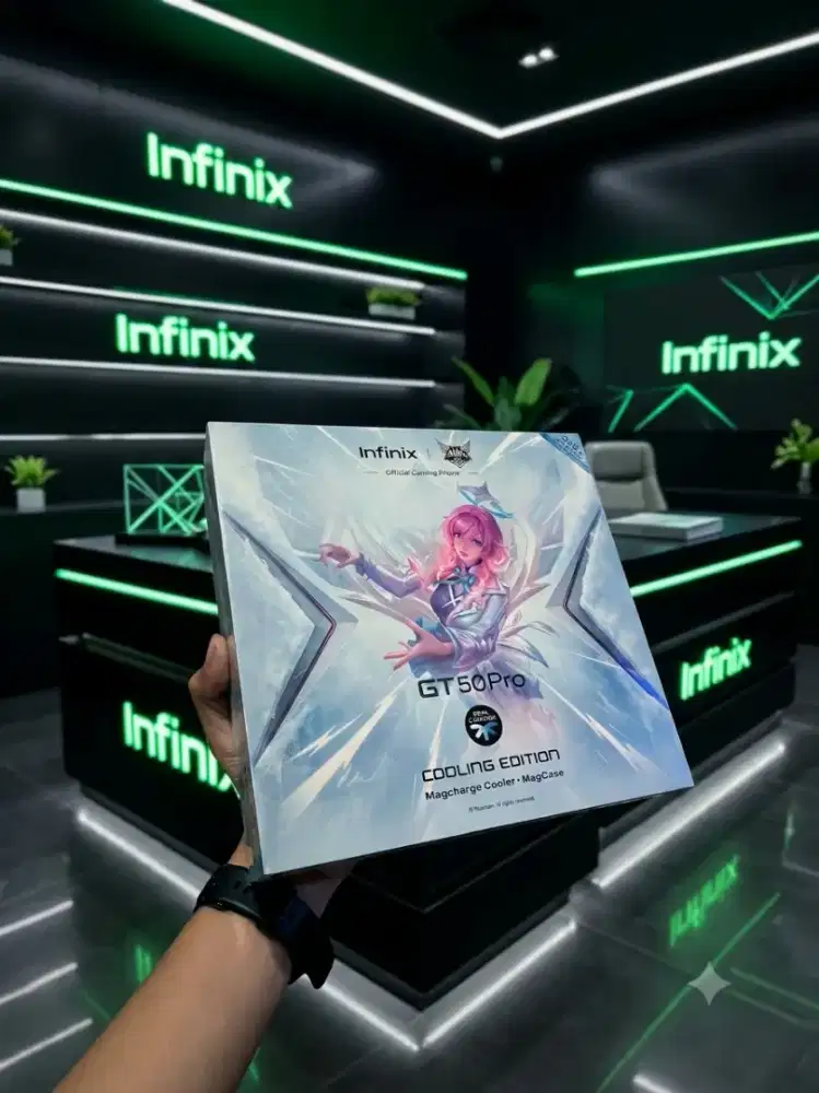 Infinix GT 50 Pro 5G Gift Box 12/512 Promo Murah + Bonus Cooling Fan