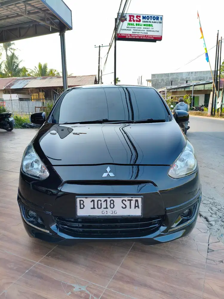 MITSUBISHI MIRAGE 1.2 GLS 2015 A/T
‎WARNA HITAM METALIK