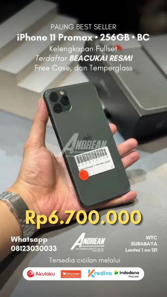 iphone 11 promax 256gb beacukai