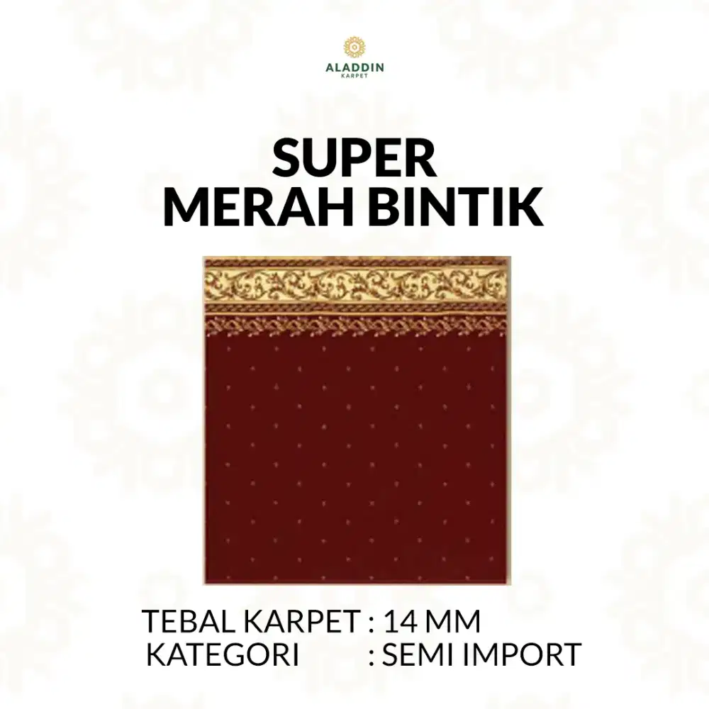 KARPET MASJID SUPER SEMI IMPORT