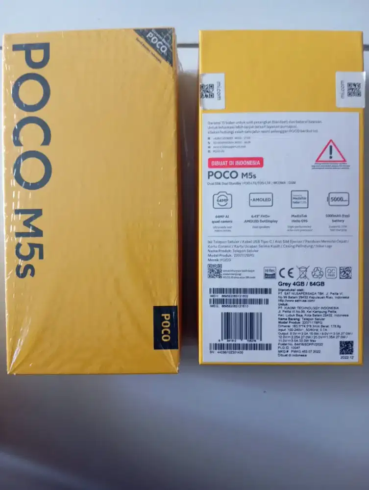 POCO M5S 4/64 GREY (SECOND) MULUS