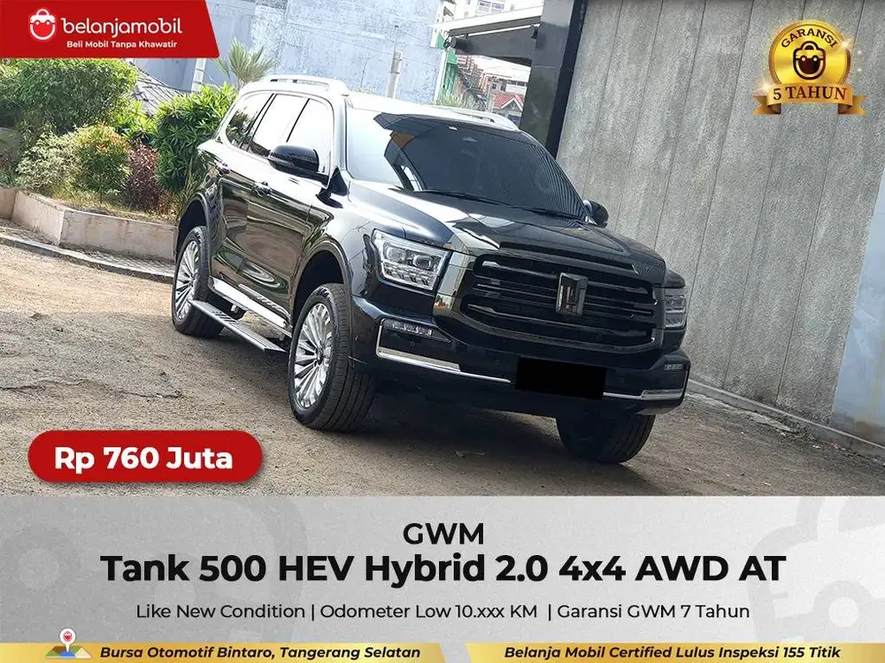 [ 4x4 - KM 10RB ] GWM Tank 500 HEV Hybrid 2.0 AWD AT 2024/2025