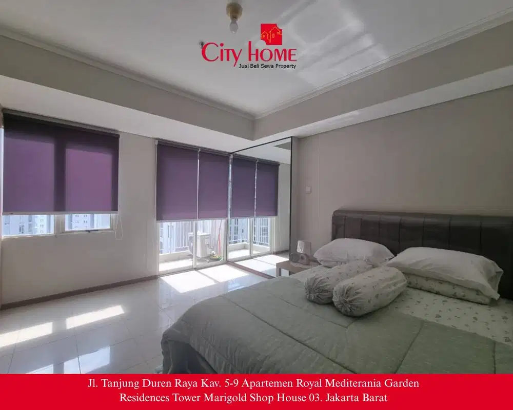 Disewakan apartemen royal type studio furnished baru