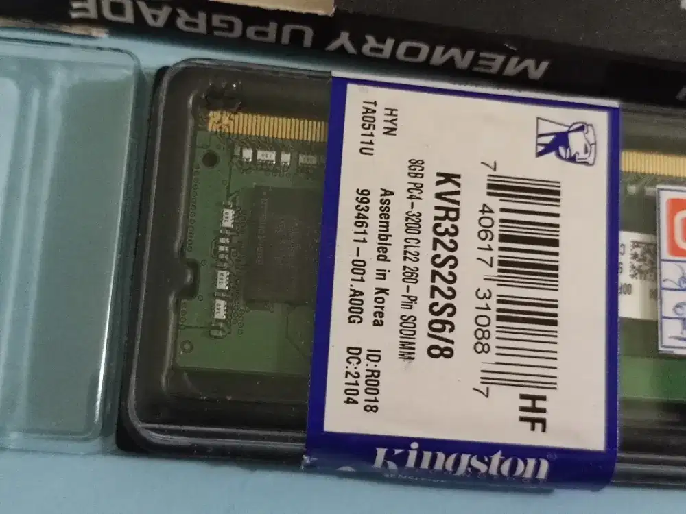 Ram laptop ddr4 8gb, pc 3200