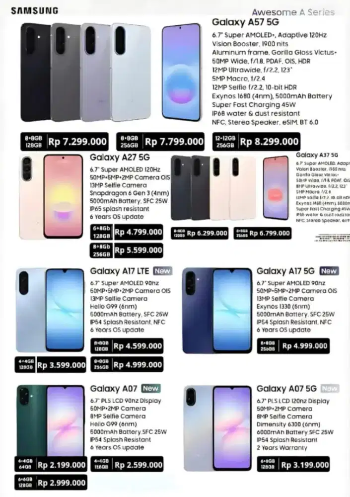 Samsung A07 4+4/128