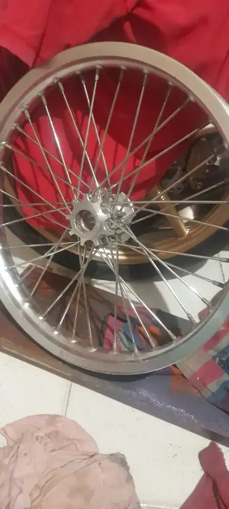 Velg rossi 17 /160 +tromol blimbimg silver chrome