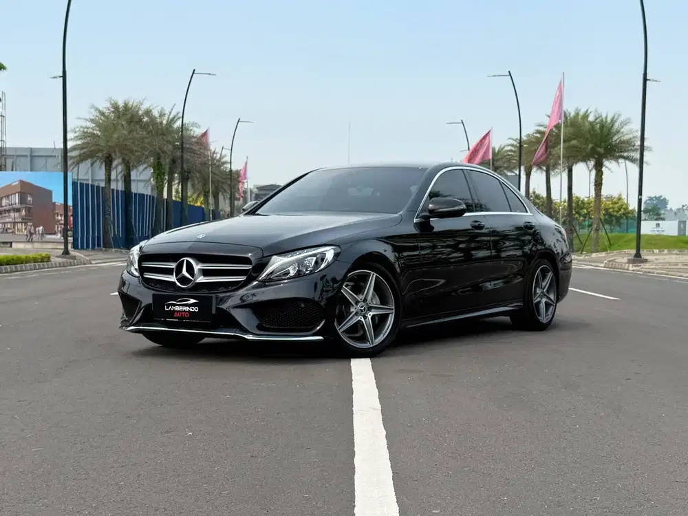 MERCEDES BENZ C200 AMG LINE 2.0 TURBO 2018 W205 HITAM LOW ODO 2017