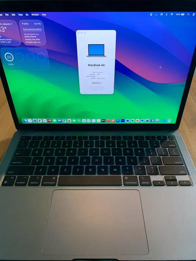 Macbook Air M1 8/256GB iBox Mulus Fullset