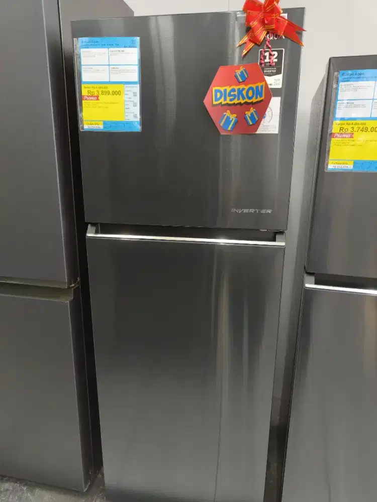 KULKAS AQUA 2 PINTU TWIN INVERTER