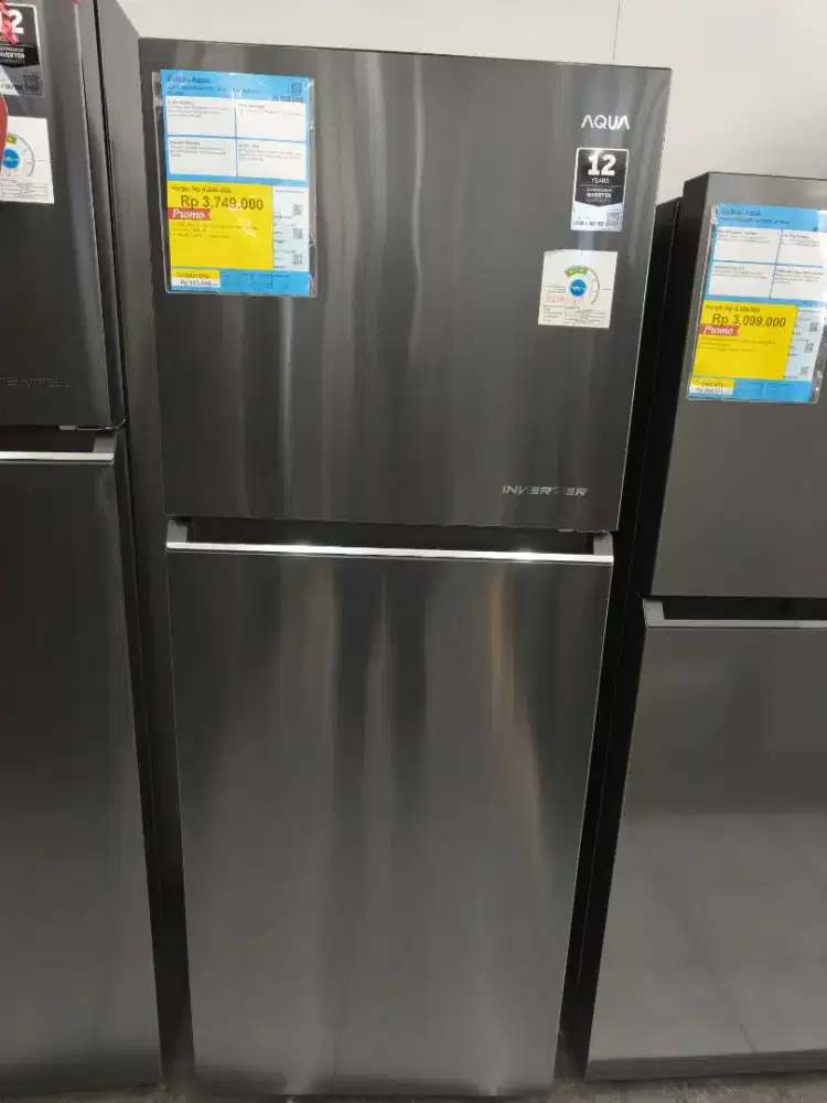 KULKAS AQUA 2 PINTU WATT RENDAH