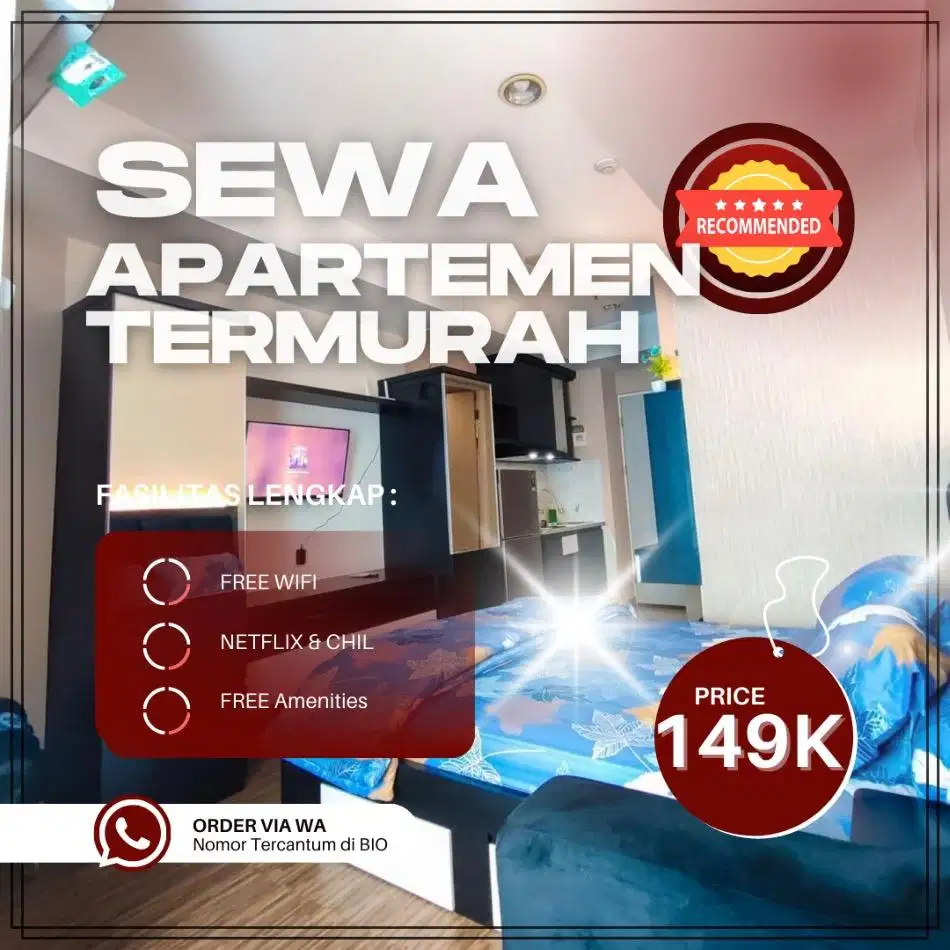 Sewa Apartemen EMERALD BINTARO Harian/Transit Termurah Tangerang