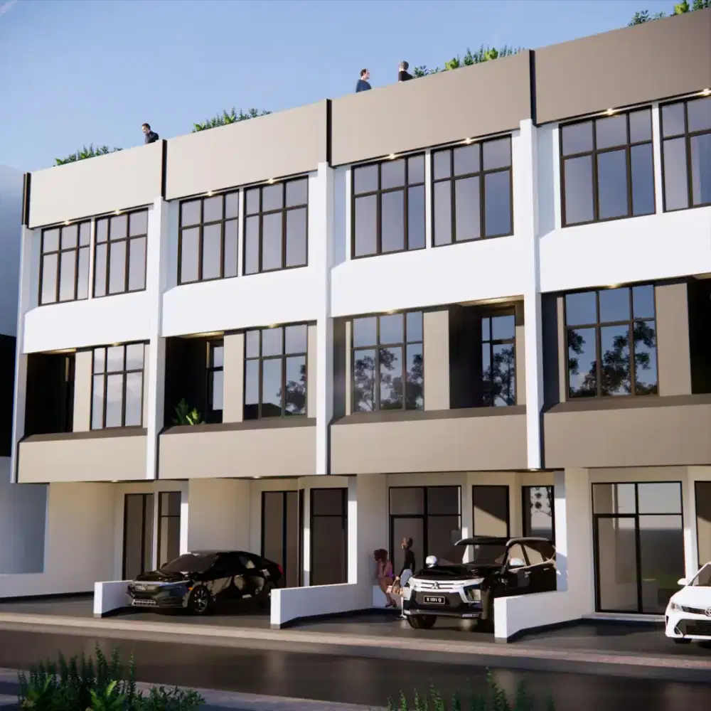 Di jual rumah mewah harga murah 3 lantai unit B2 jakarta pusat