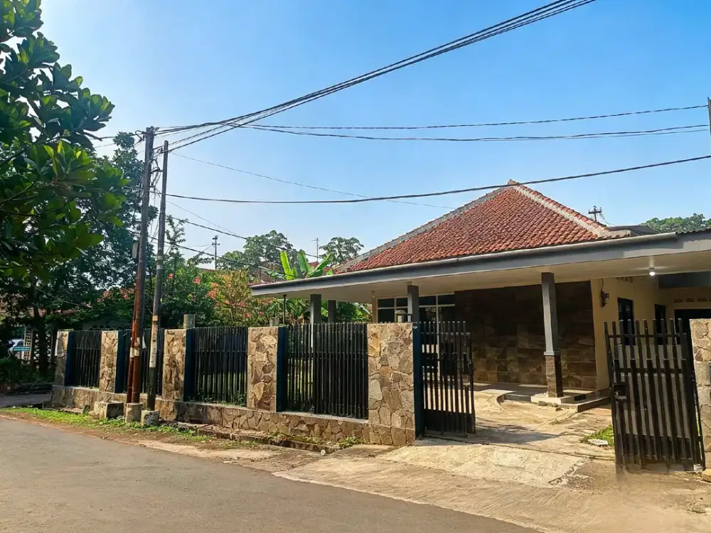 RUMAH HOOK LUAS DAN ASRI DI PUSAT KOTA BOGOR