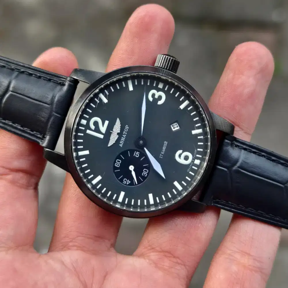 Jam tangan Poljot aviator limited edition