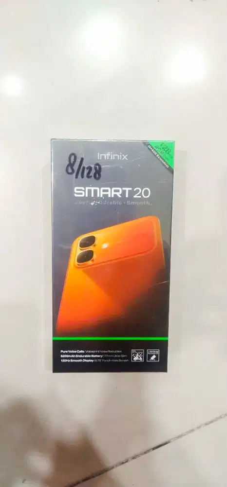Infinix Smart 20 4+4/128 Baru Garansi resmi