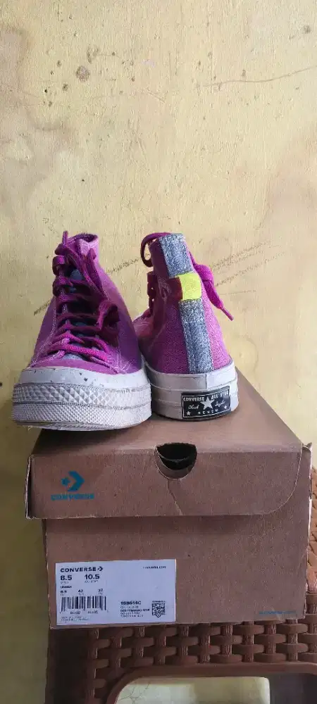 Sepatu Converse chuck 70 HI CACTUS FLOWER LEMON