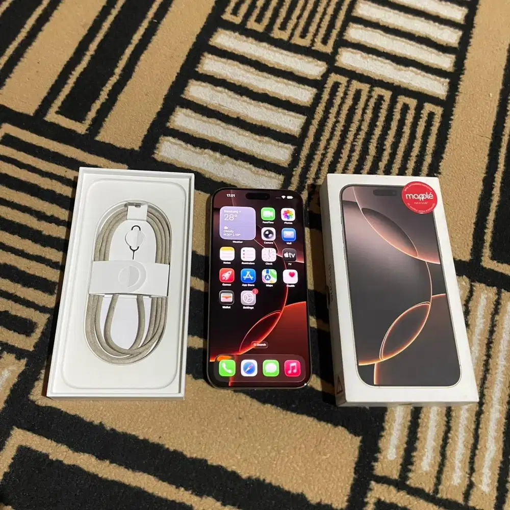 iPhone 16 Pro Max 512gb iBox Digimap Aktif Desert Titanium Full Ori