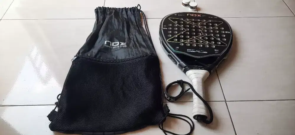 Raket Padel Nox AT Genius Luxury Series Carbon 18K Alum Ori Langka